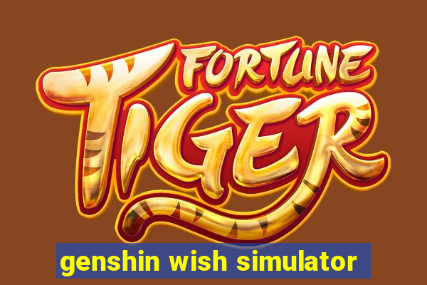 genshin wish simulator